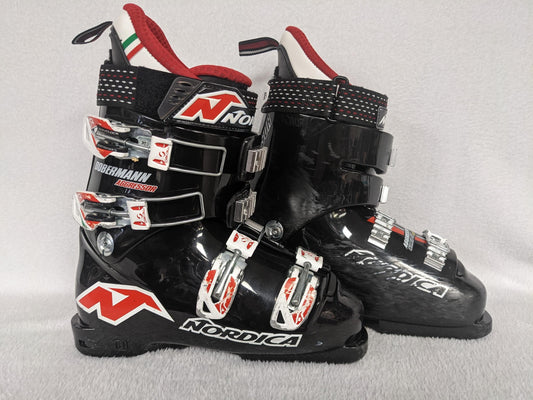 Nordica Dobermann Aggressor World Cup Ski Boots Size Mondo 24 Color Black Used