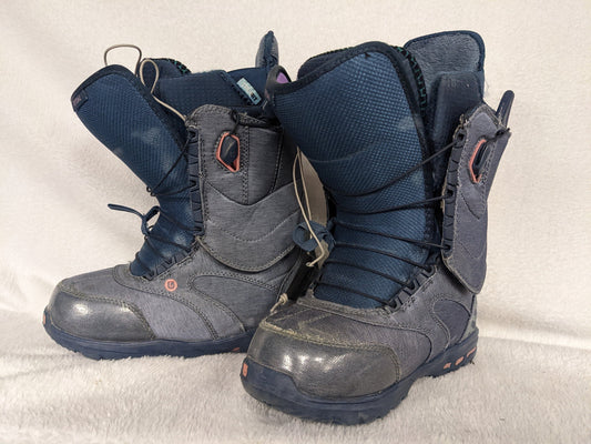 Burton Ritual Women's Snowboard Boots Size Women's 6.5 Color Gray Condition Used