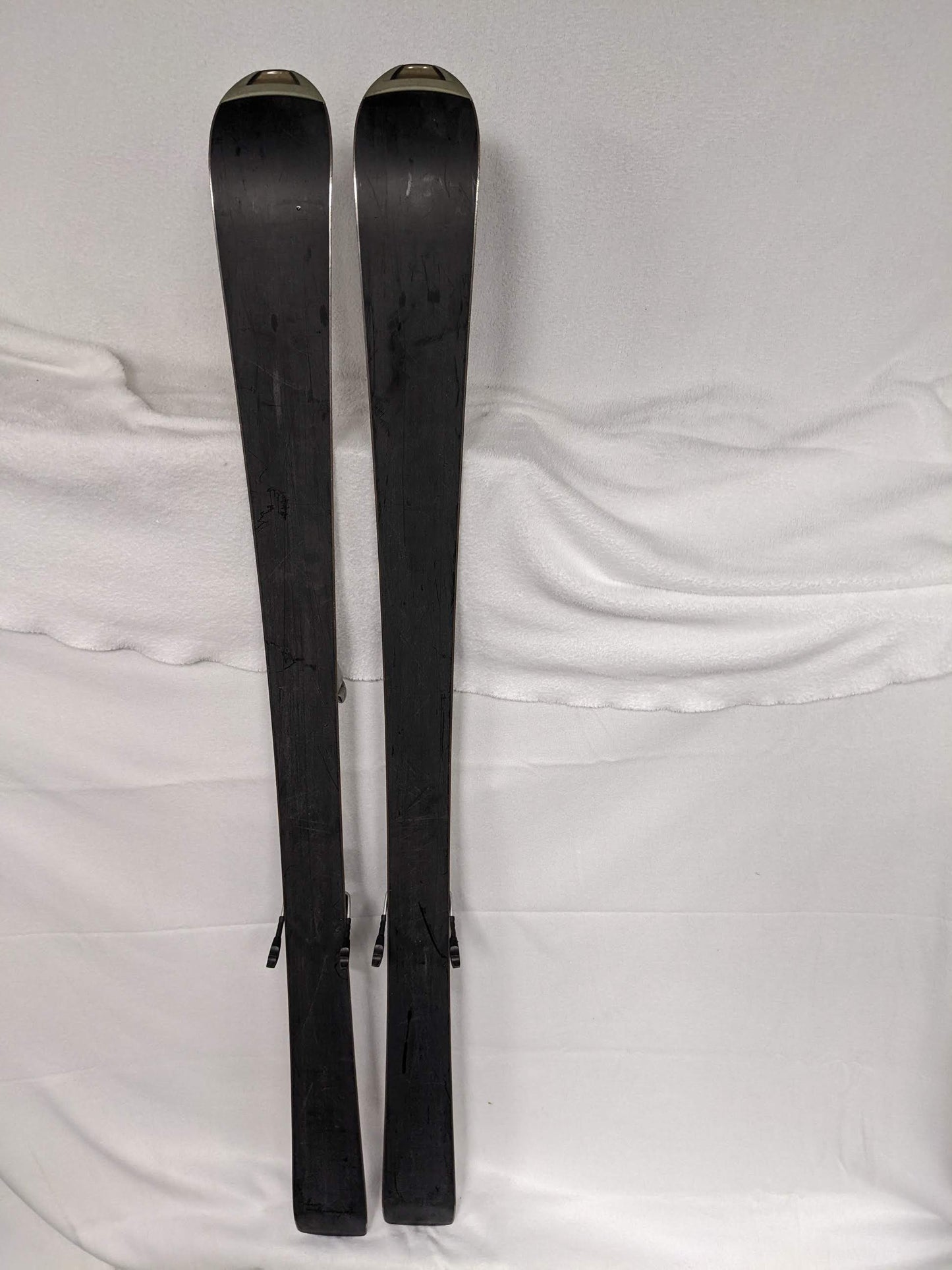 Fischer S-Move HTR Skis w/Marker Bindings Size 140 Cm Color Gray Condition Used