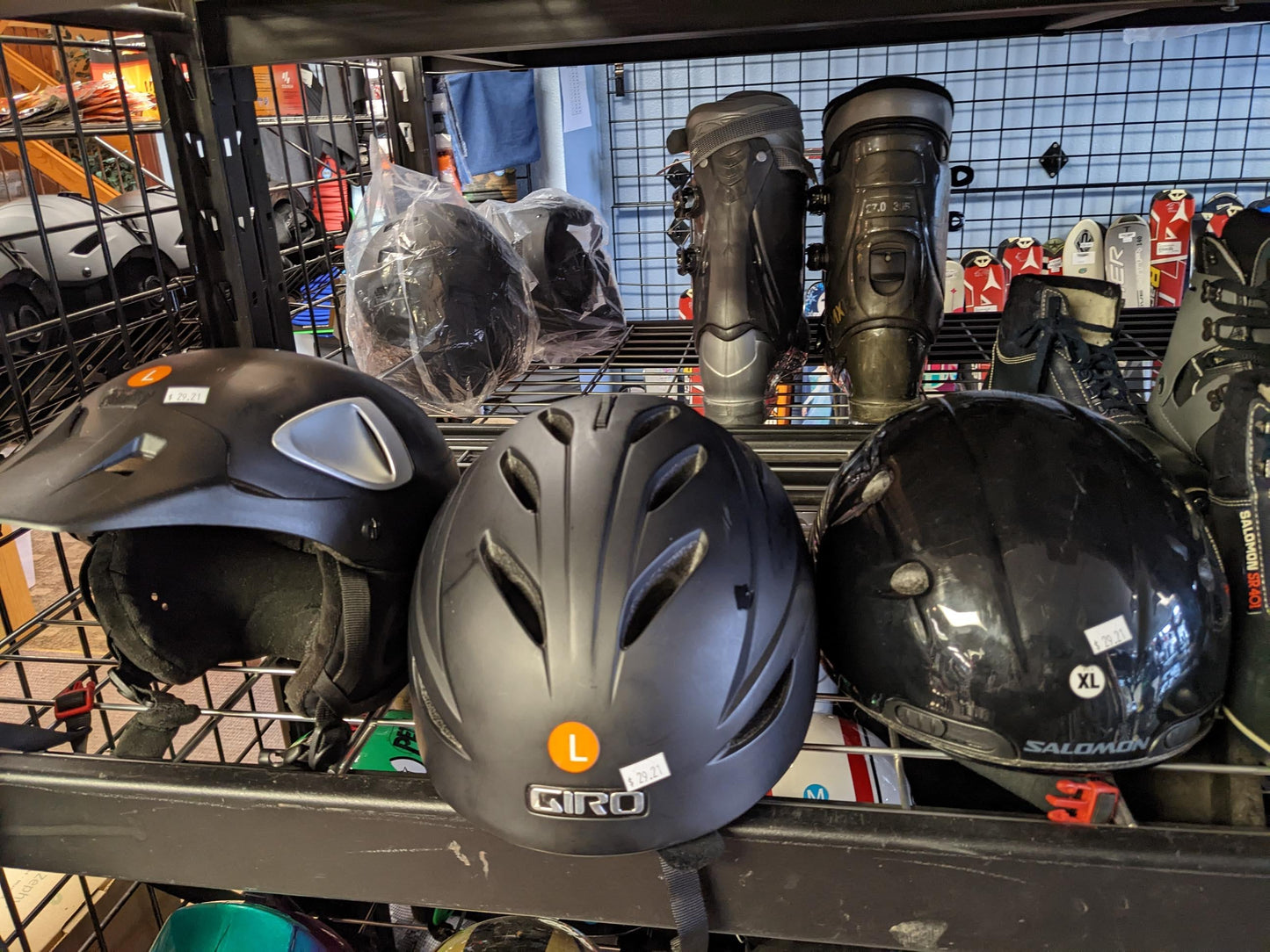 Ski Helmets, Assorted Sizes, Assorted Colors, Used