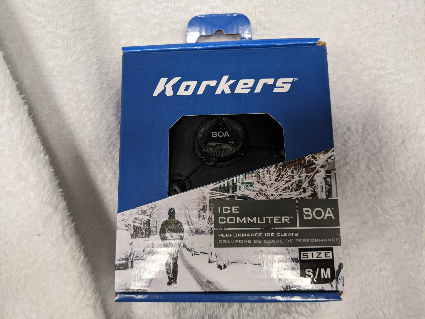 Korkers Ice Commuter Ice Cleats With Boa Size S /M or L/XL New