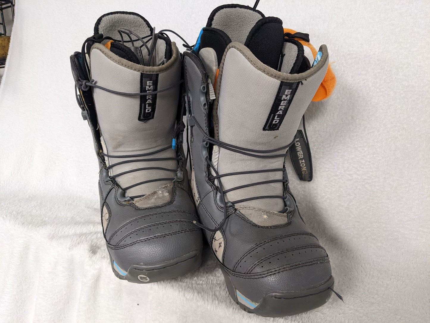 Burton Emerald Snowboard Boots (*Broken Chord*) Size Women 6 Color Gray Used