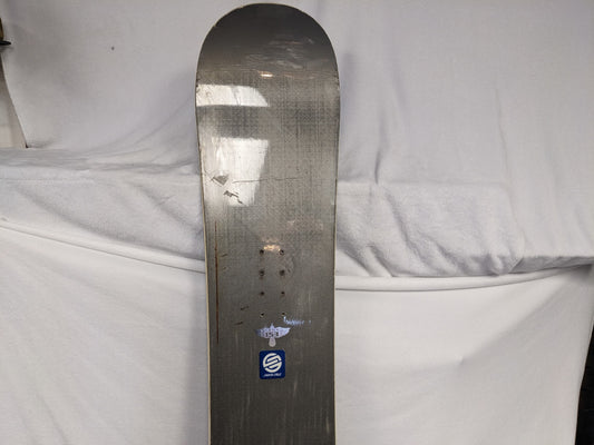 Santa Cruz Snowboard *Deck Only*No Bindings* Size 153 Cm Color Gray Used