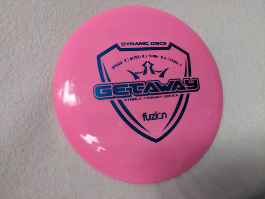 Dynamic Discs Fuzion Getaway 175 g 9/5/-0.5/3 New Driver Pink