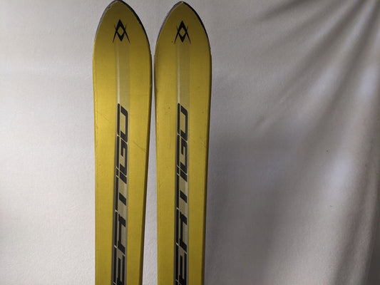 Volkl Vertigo G3 Skis w/Marker Bindings Size 177 Cm Color Yellow Condition Used