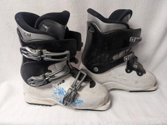 Salomon SPK Ski Boots Size 24.5 Color White Condition Used