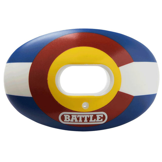 Battle Oxygen Mouthguard Colorado Flag New New Strap Included Locally