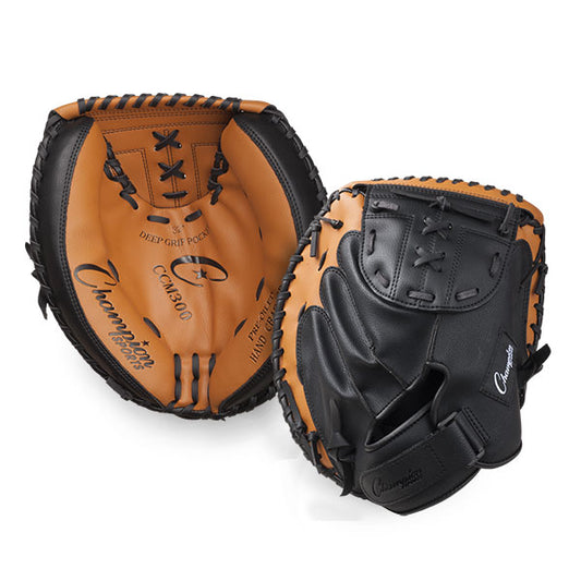 Champion Sports New Baseball Catchers Mitt Black Right Hand Throw New